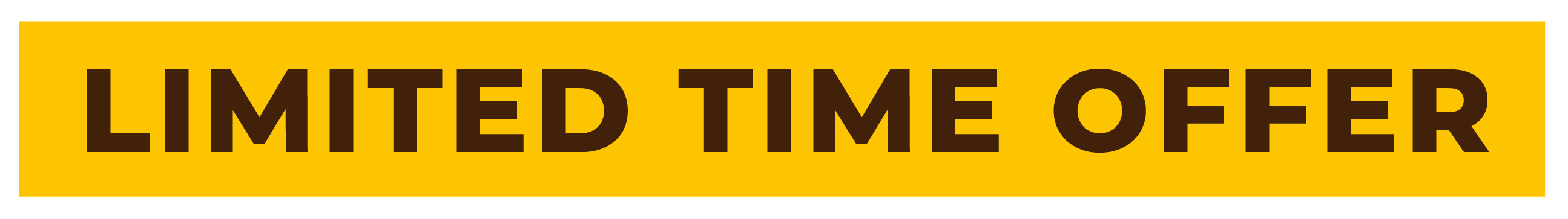 Limited Time Offer